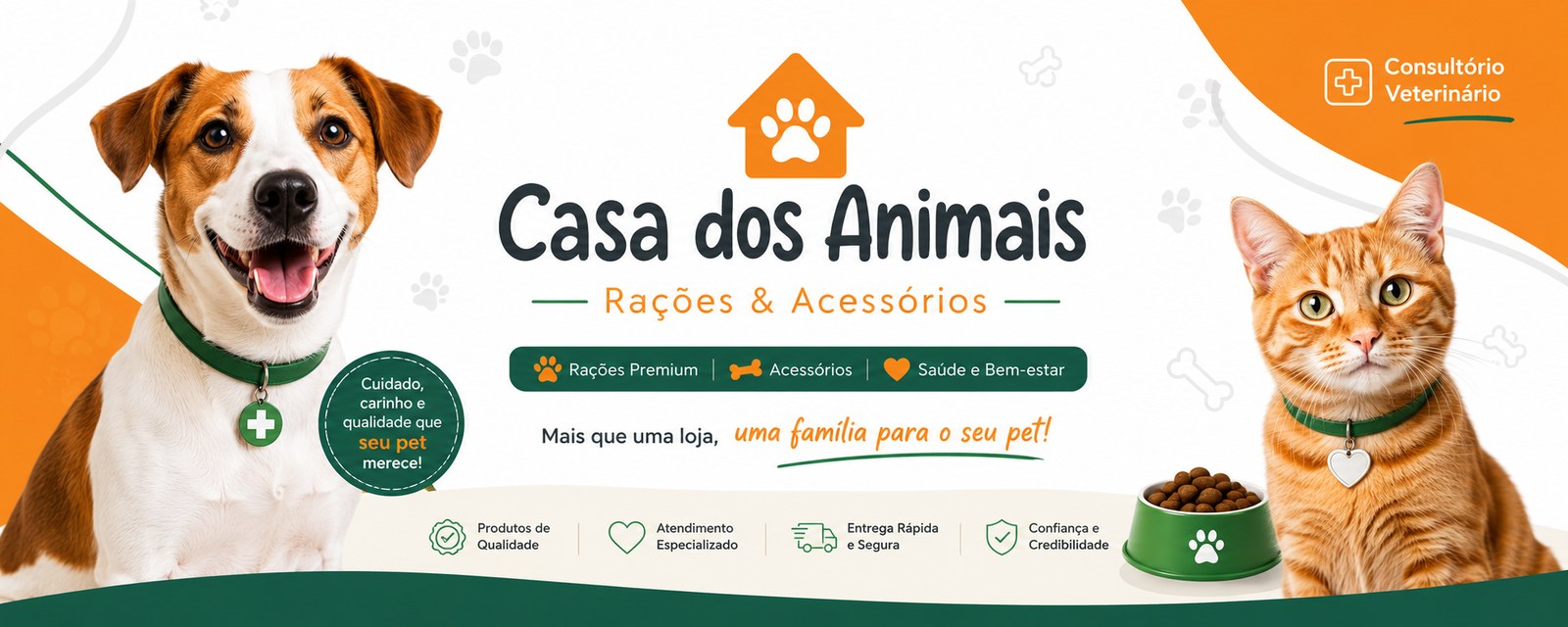 Casa dos Animais — Tudo para o seu pet, do alimento ao carinho